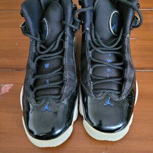 Air Jordan 6 Rings Black/Blue Size 6.5Y